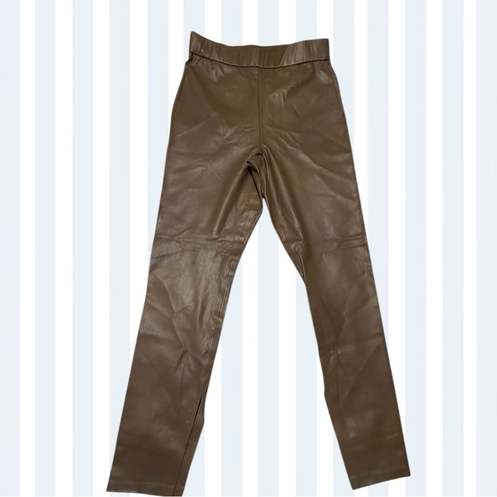 Blank NYC Faux Leather Leggings Brown - Sz 30